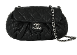 Chain Around Flap, Leather, Black, 17495998(2012/13), DB, 2*